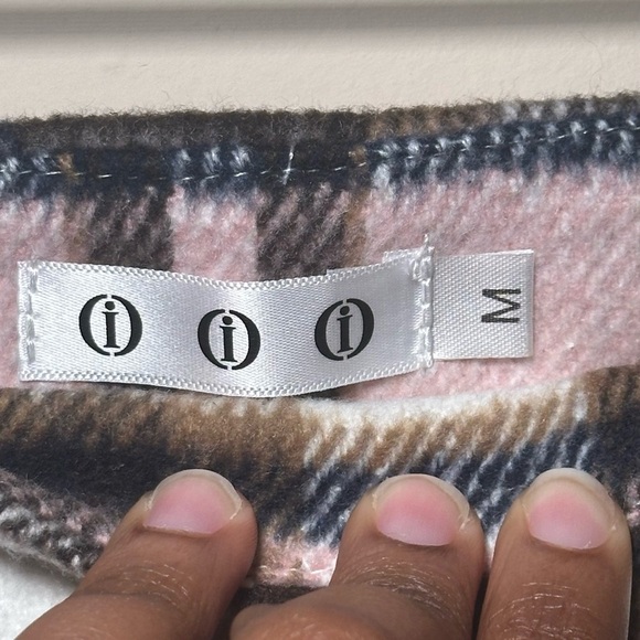 Plaid Women's Wool Blend Schoolgirl Clueless Academia Skirt Pink & Brown Size M - Picture 6 of 10